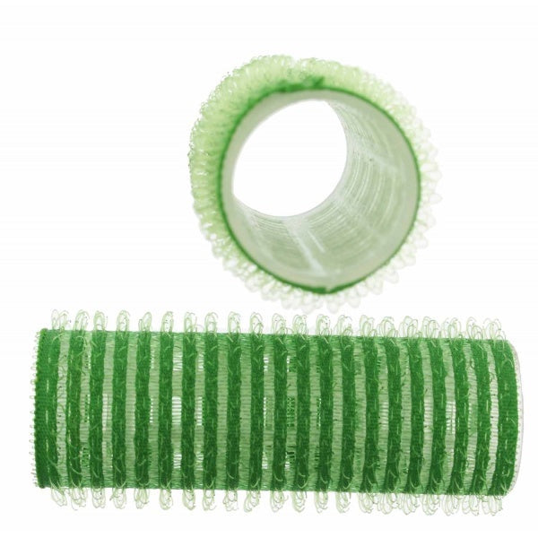 Green 21mm Velcro Rollers 12pk