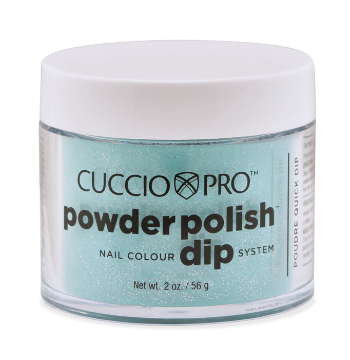 Cuccio Pro - Jade & Silver Glitter Dip Powder 1.6oz