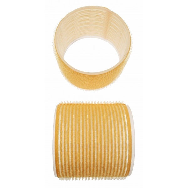 Yellow 65mm Velcro Rollers 6pk