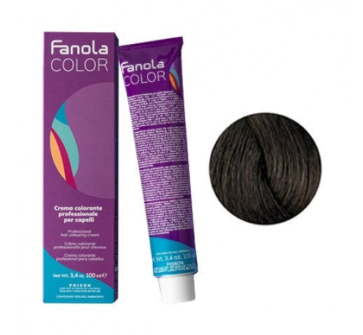 Fanola Permanent Colour 4.00 Intense Medium Chestnut 100ml