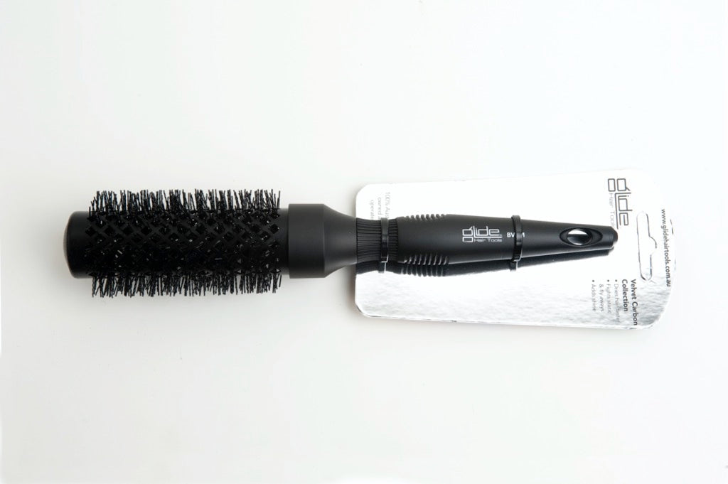 Glide - Velvet Carbon Medium Brush 33mm