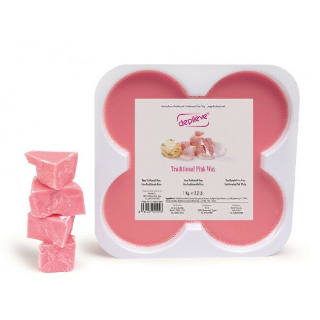 Depileve - Traditonal Pink Hard Wax 1kg