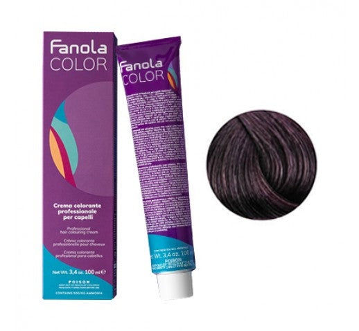 Fanola Permanent Colour 4.22 Chestnut Intense Violet 100ml