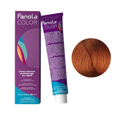 Fanola Permanent Colour 8.43 Light Copper Golden Blonde 100ml