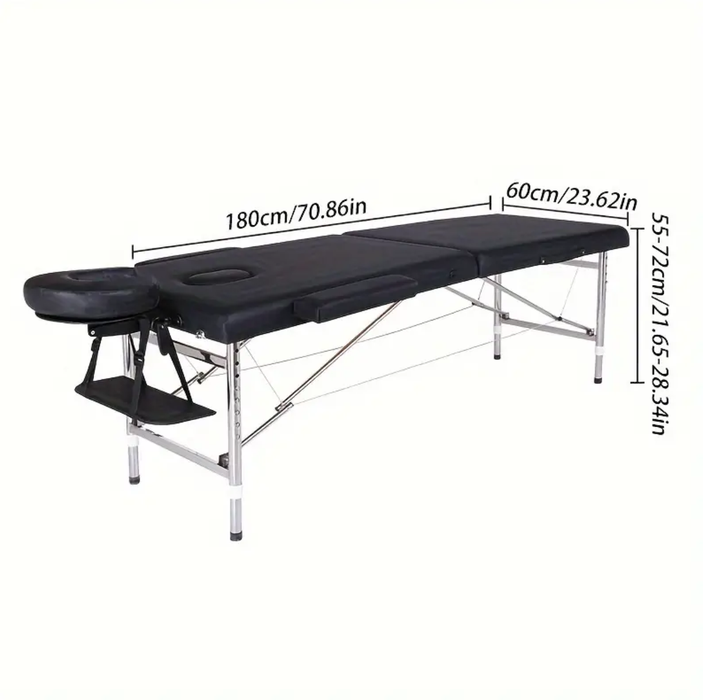 Portable Massage Bed - Black