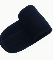 Stretch Terry Adjustable Headband / Black