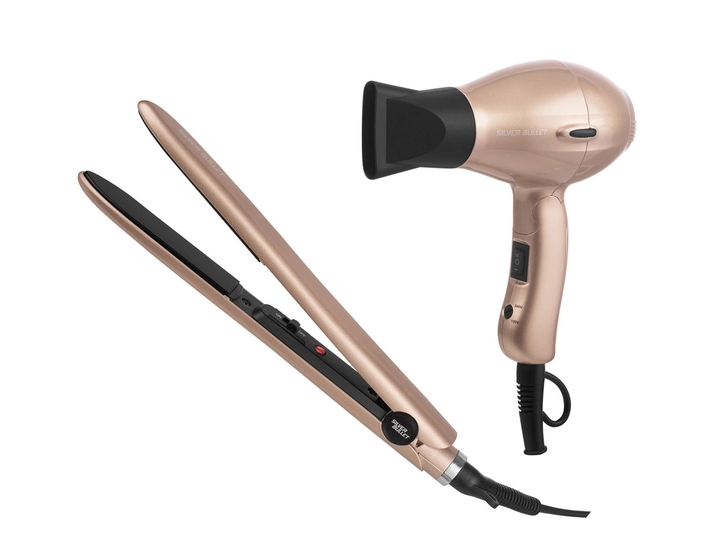 Silver Bullet -  Styleaway Hair Dryer and Straightener Travel Set