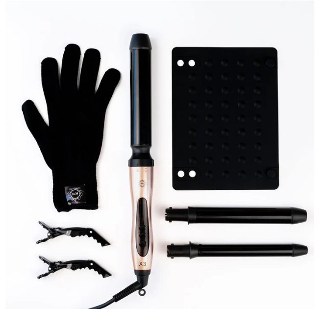 H2D - X3 Professional Curling Wand Rose Gold