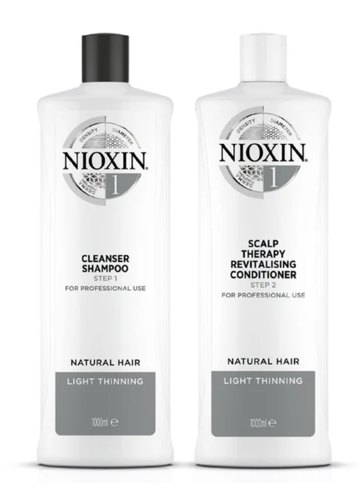 Nioxin - System 1 -  1lt Duo Pack