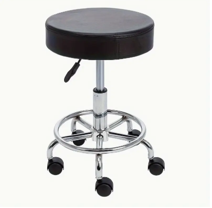 Salon Spa Stool - Black