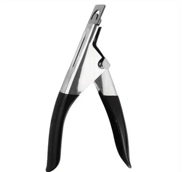 Nail Clippers - Straight Edge Manicure Cutter Black