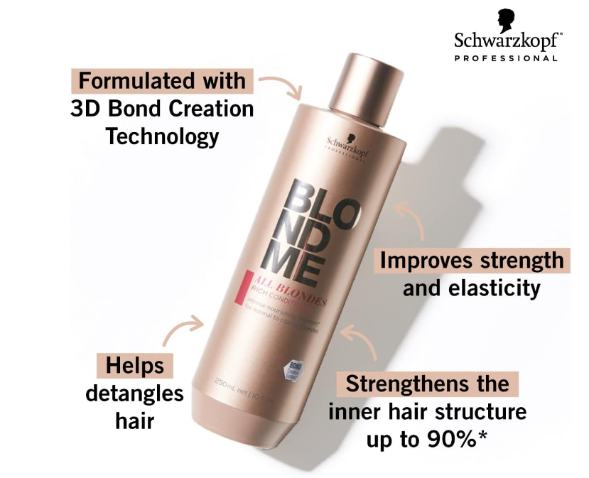 Schwarzkopf - Blondme All Blondes Rich Conditioner 250ml