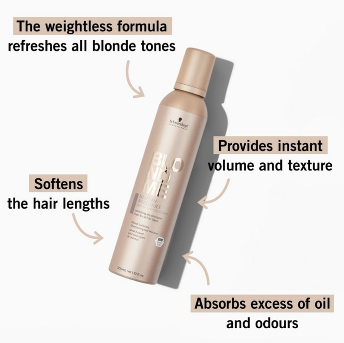 Schwarzkopf - Blondme Blonde Wonders Dry Shampoo Foam 300ml