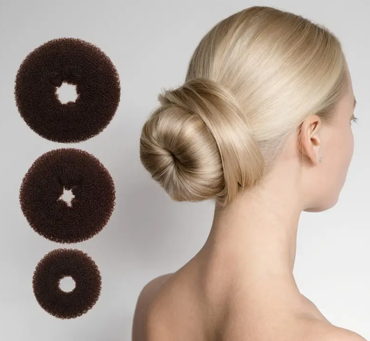 Hair Bun Donuts - 3 piece Brunette