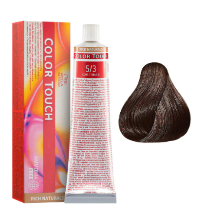 Wella Colour Touch - 5/3 Light Brown Gold 60g **