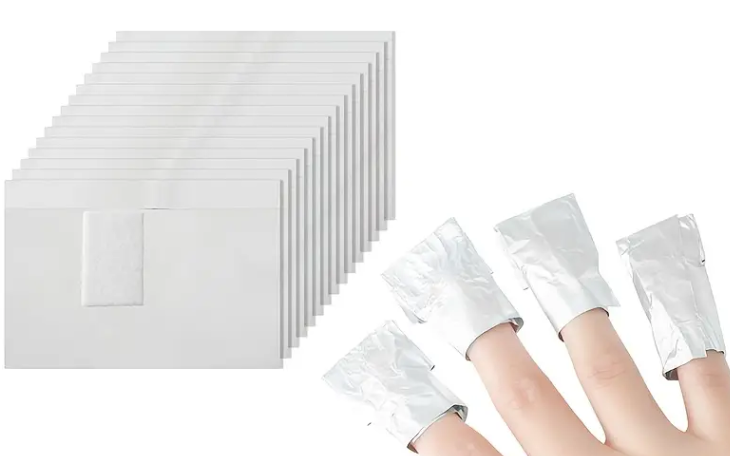 Nail Polish Removal Foil Wraps- 100pk