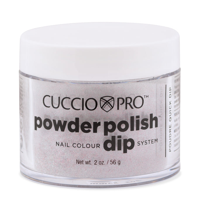 Cuccio Pro - Silver & Baby Pink Glitter Dip Powder 1.6oz