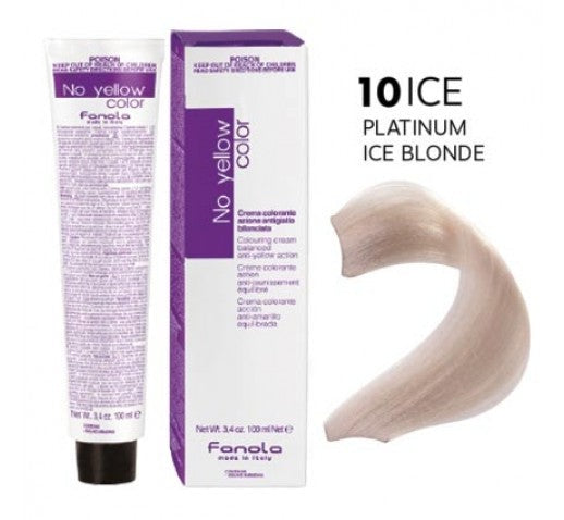 Fanola No Yellow Colour 10 Ice Platinum Ice Blonde 100ml